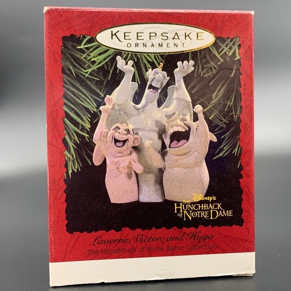 Disney Hallmark Hunchback of Notre Dame Gargoyles Christmas Ornament w/Box. EUC - Picture 16 of 17